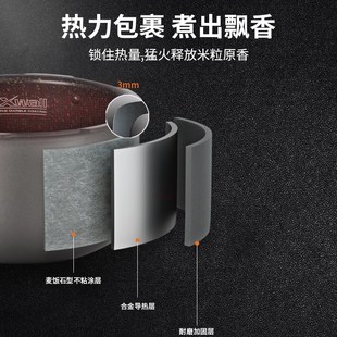 UOO福库电饭煲韩国原装 家用高压锅大容量电饭锅升2到人