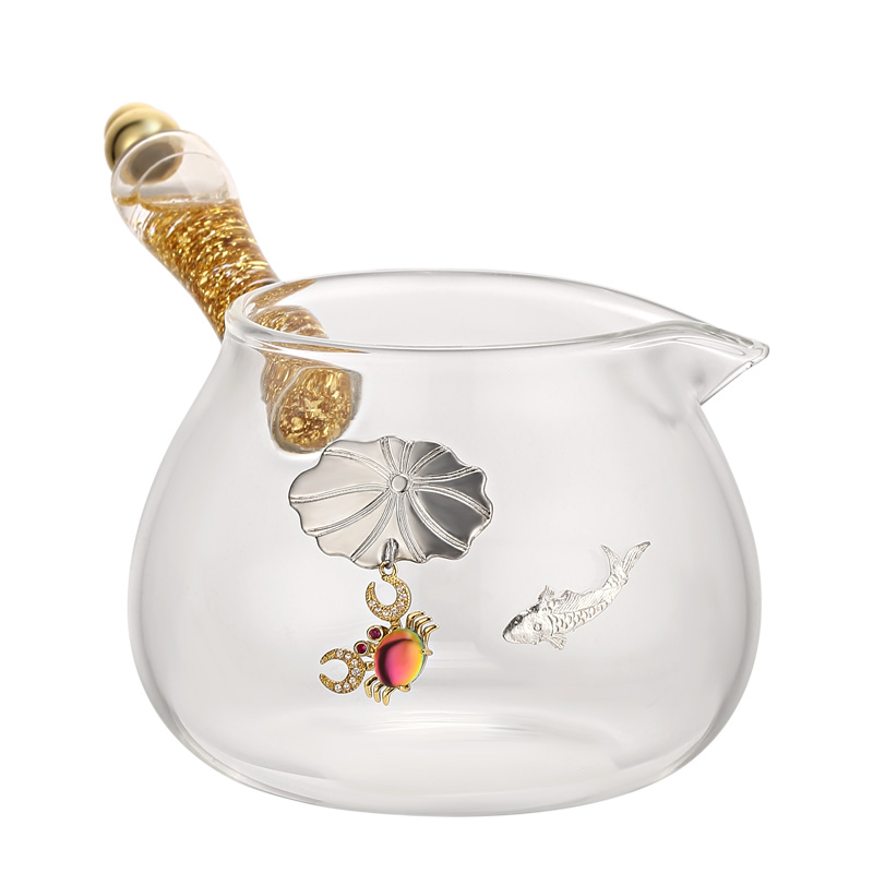 玻璃公道杯高档分茶器加厚耐热茶海功夫公杯茶具配件分茶杯倒茶杯