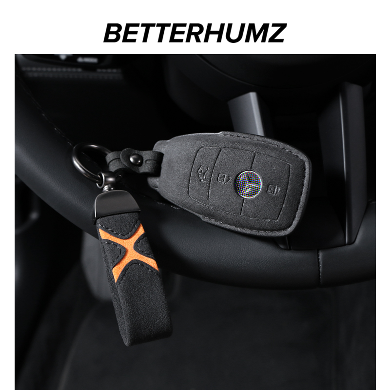 适用奔驰钥匙套c260l/e300l/gla200l/glb220/glc/gle450车钥匙扣