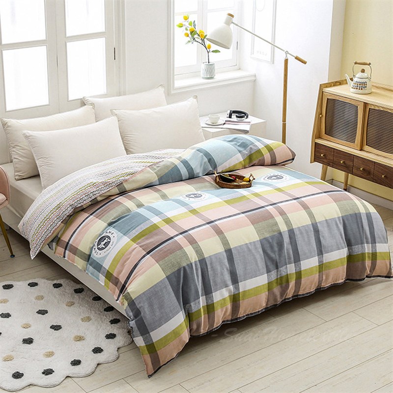 全棉被套单件纯棉150一米五160x210被罩双人200x230男生220x240cm