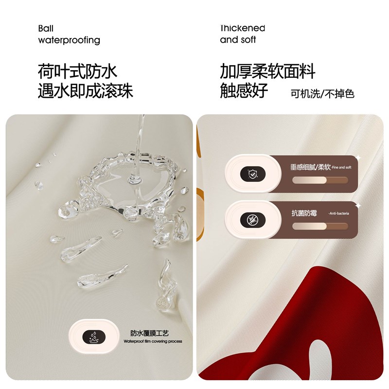 免打孔家用卧室隔断门帘空调防冷气挡风帘柜子厨房卫生间遮挡帘子