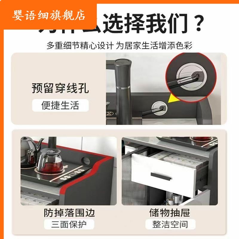 岩板餐柜储物柜子茶水边柜客厅一体靠墙壁碗盘柜厨房置物欧式整体,商业/办公家具,办公茶水柜,淘宝优惠券,粉丝福利购,淘宝优惠卷