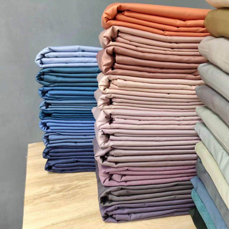 60支长绒棉贡缎单人小被套全棉纯棉素色拉链款丝滑细腻柔软学生