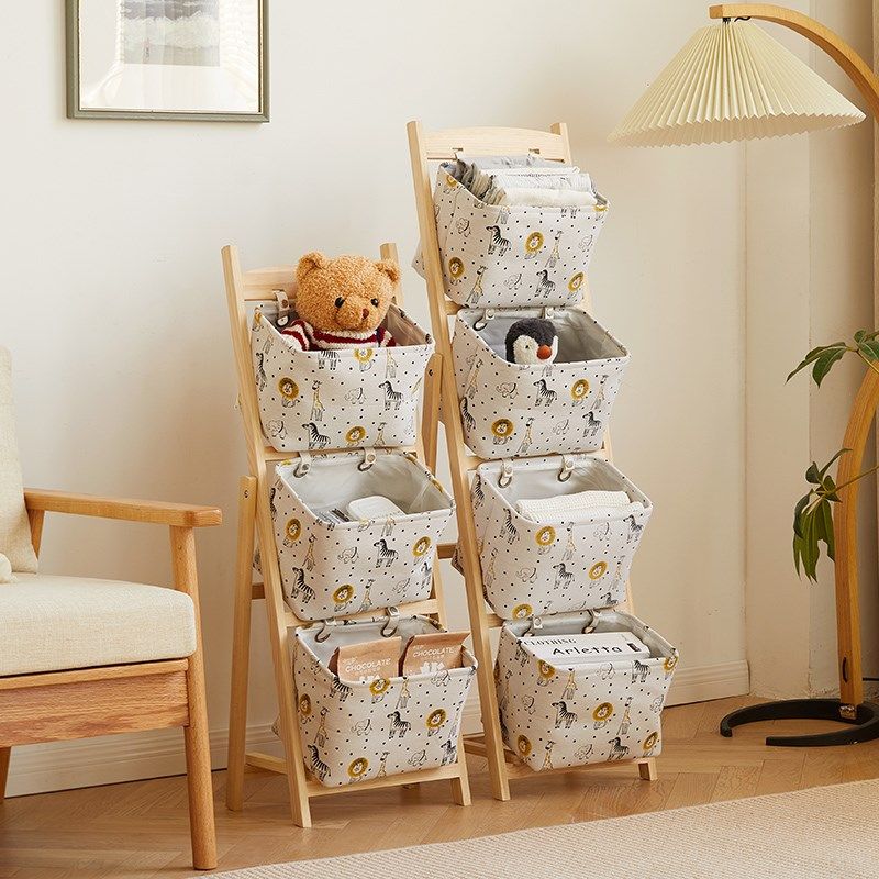 儿童书架玩具收纳架绘本架一体简易落地可移动宝宝多层置物架书柜,住宅家具,书架,淘宝优惠券,粉丝福利购,淘宝优惠卷