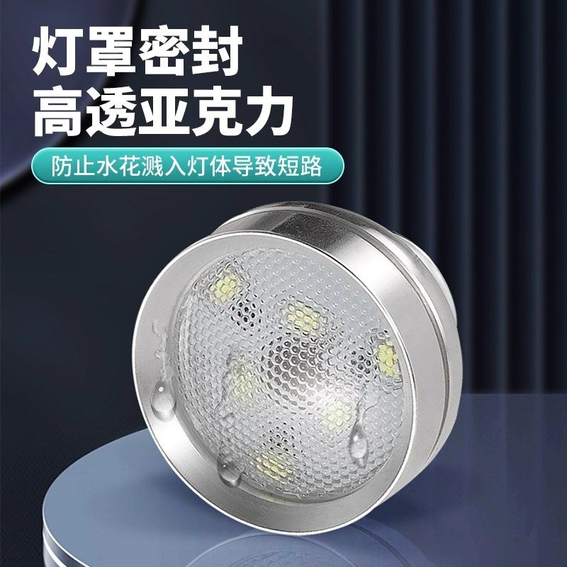 鱼缸小型吊灯高亮度铝合金LED夹灯水草缸热带鱼乌龟缸金鱼水族箱