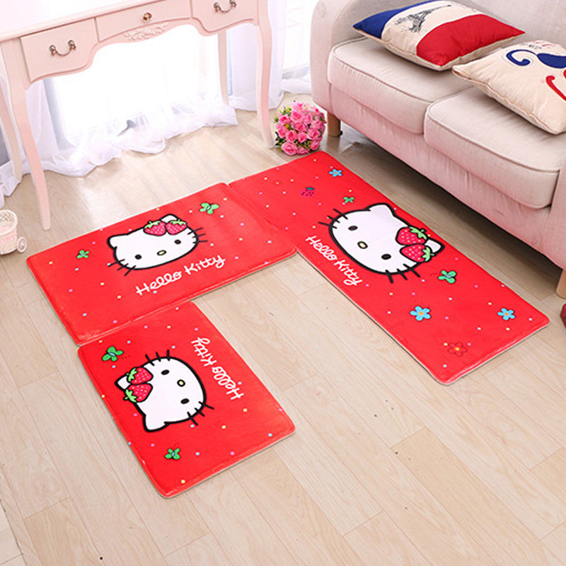 加厚地毯地垫卧室厨房卫生间地垫 吸水地垫 垫子卧室床边毯可手洗