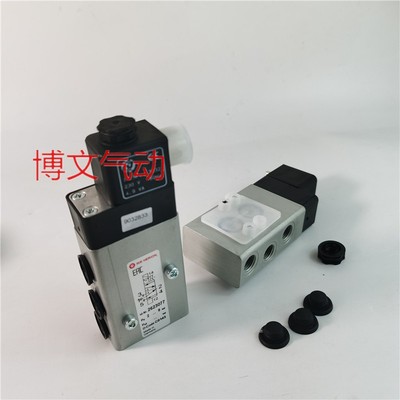 若冠海隆电磁阀2623077气控阀气动电磁阀二位五通贴面板式