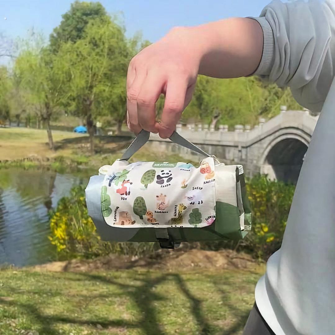 小型野餐垫小尺寸迷你口袋可携式轻便户外郊游露营野炊防水防潮垫