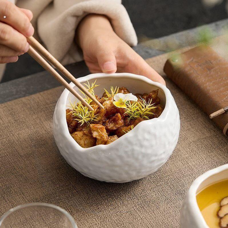 鸟巢蛋壳碗稀奇古怪泡面 面碗稀奇古怪的餐具高级感小众蛋形冷饮