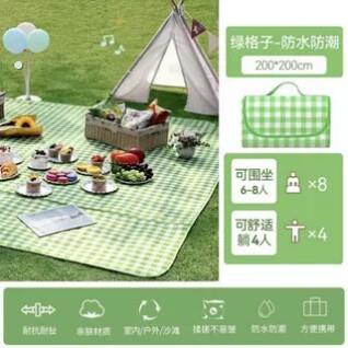 户外野餐垫加厚防潮垫可携式折叠地垫室内室外海滩露营帐篷防水坐