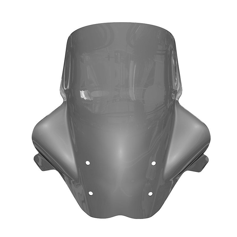 适用于比亚乔 MP3 500前风挡玻璃改装GV款加高透明护胸挡风板配件