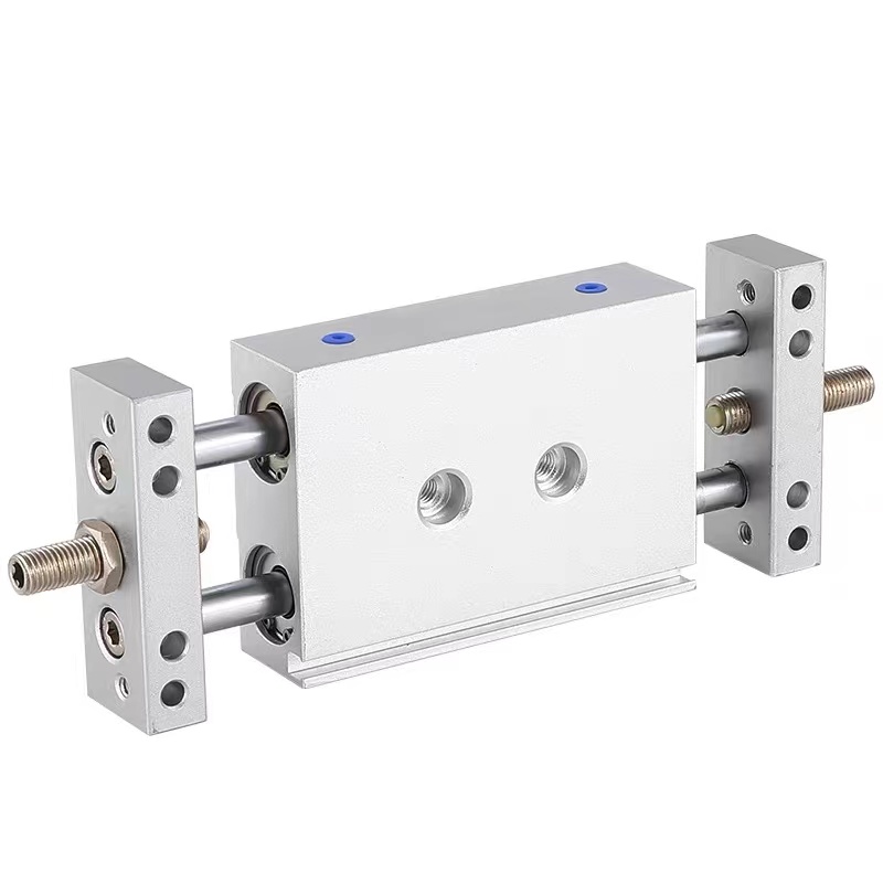 气动滑台双轴双杆气缸STMB10/16/20/-//75/100/1可调行程