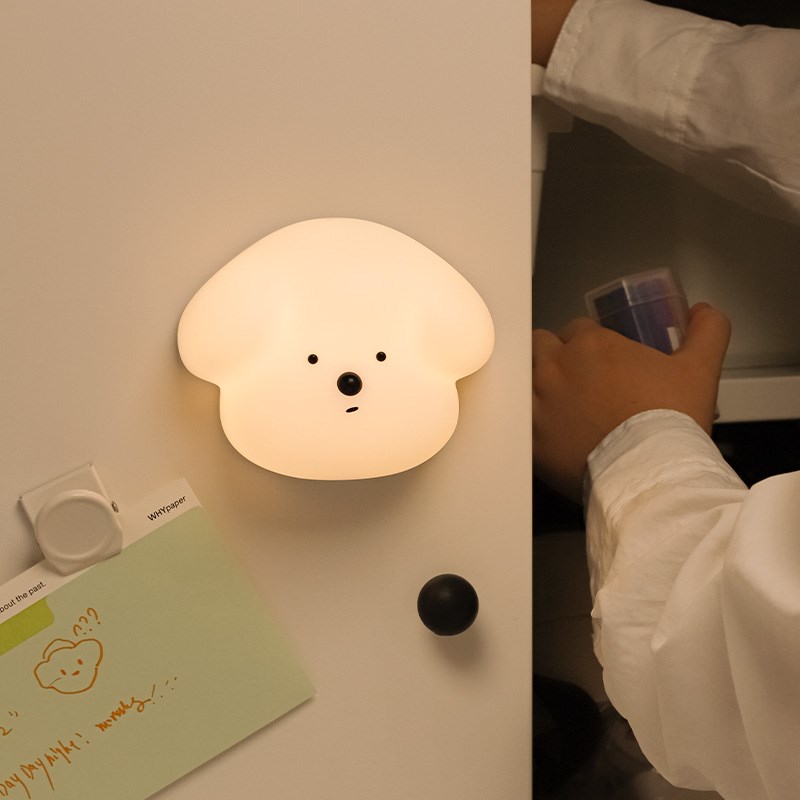 MUID旺旺灯LED感应无线充电卧室睡眠起夜喂奶自动人体感应小夜灯