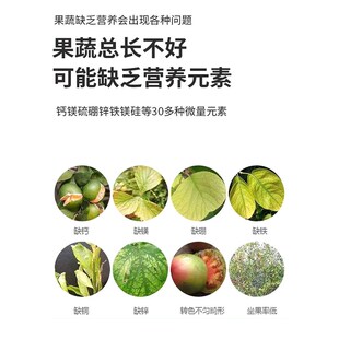 矿源黄腐酸钾中微量元素水溶肥加强钙硼铁锌果树蔬菜冲施肥