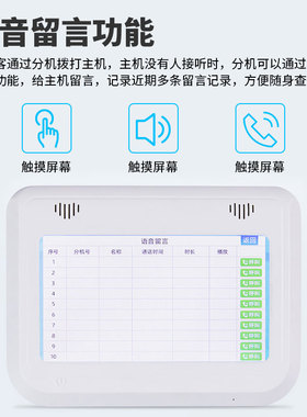 酒店隔离无线对讲足浴店养老院月子中心餐厅茶楼棋牌室语音呼叫器