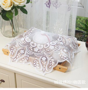 茶具盖布防尘布茶盘茶杯水杯防灰盖巾圆形长方形蕾丝茶道家用遮布