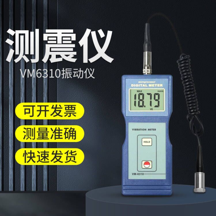兰泰测震仪振动分析仪测量仪数字测振仪VM6310振动仪