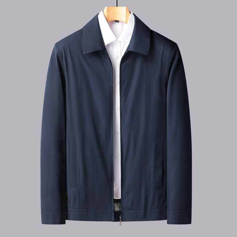 当季新款爸爸外套春秋行政夹克衫薄款上衣中老年男装加绒加厚棉衣,男装,夹克,淘宝优惠券,粉丝福利购,淘宝优惠卷