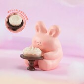 今天要快乐啊兔子香薰蜡烛台室内香氛礼盒女生日礼物 大美术馆