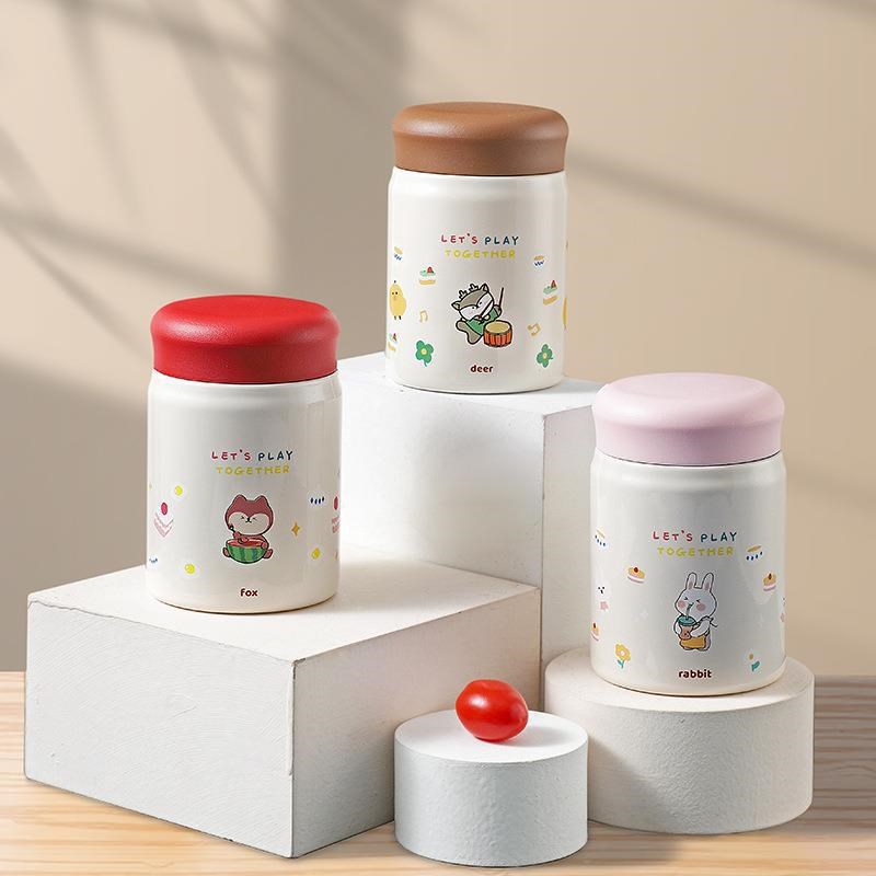 多功能焖烧杯上班焖p粥不锈钢女超长保温饭盒小型焖烧壶罐