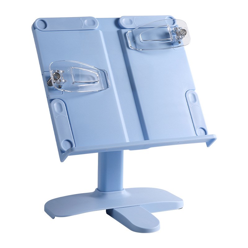 可升降阅读书架转读书支架多功能移动少儿书架学生晨读夹书