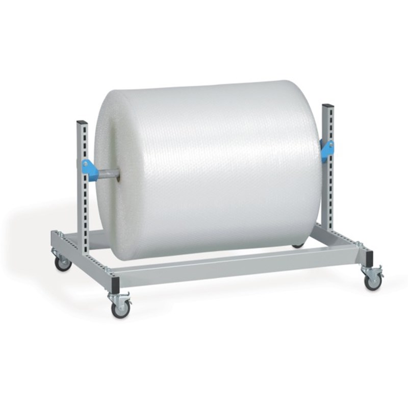 缠绕膜气泡膜放置架包装架打包物料架卷材切割架泡泡膜架带切割器