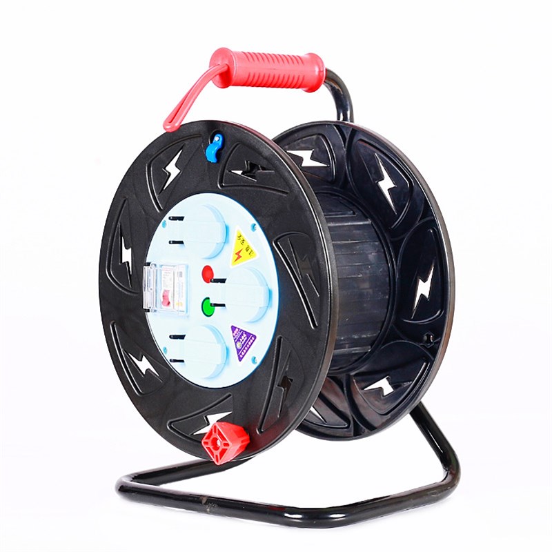 移动电缆卷盘线盘线轴0米线滚子20米整绕线盘带线定制空盘胶盘