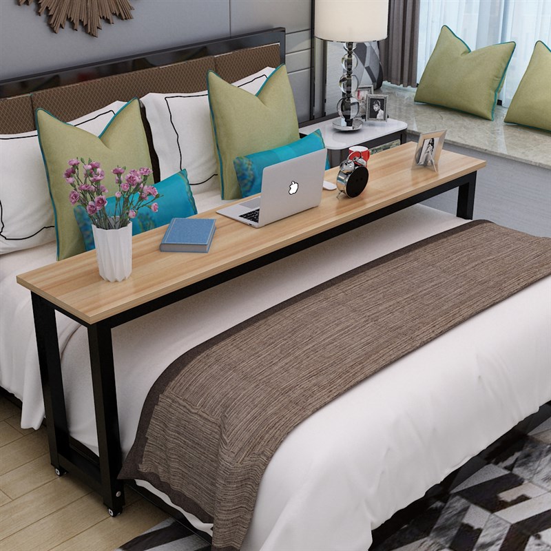 可移动跨床桌笔记本床上用电脑桌多功能床桌懒人桌人床边书桌