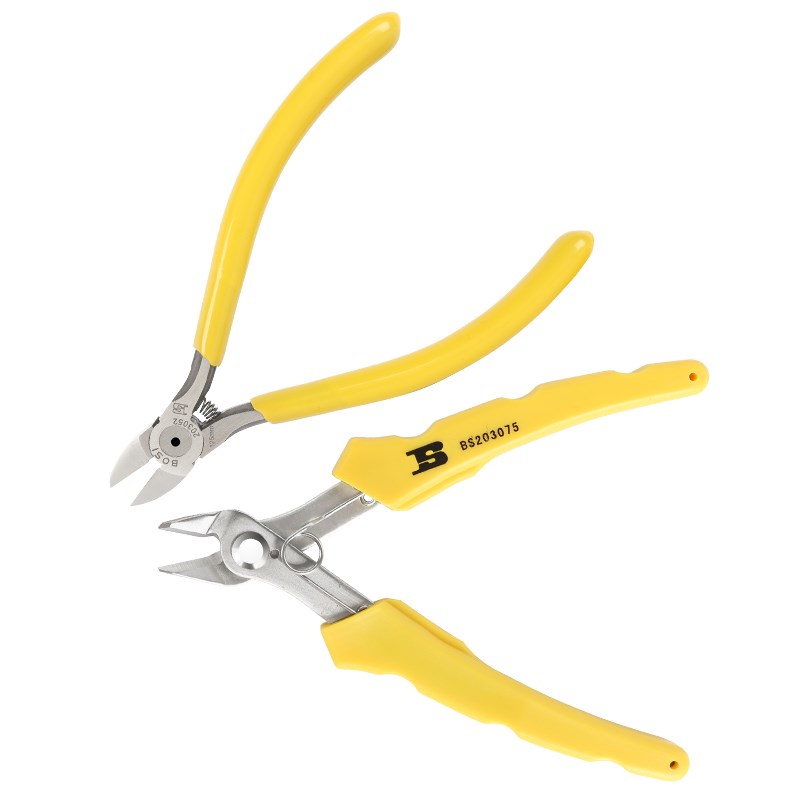 波斯工具 电子钳电子剪钳斜口钳斜嘴钳5寸钳子铁铜丝剪子