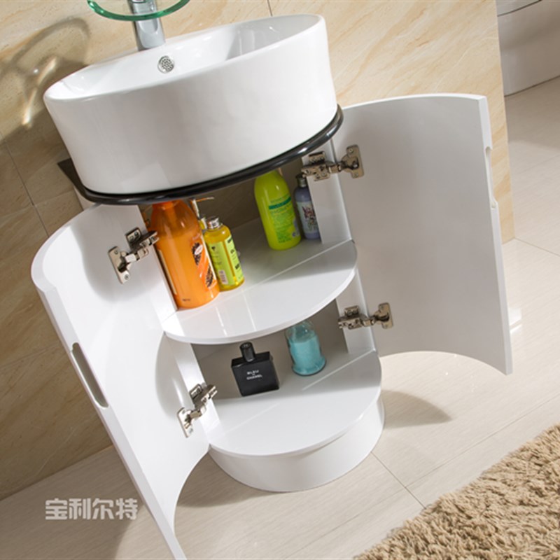 简约现代浴室柜组合洗手池台盆洗脸盆卫生间小户型卫浴洗漱台