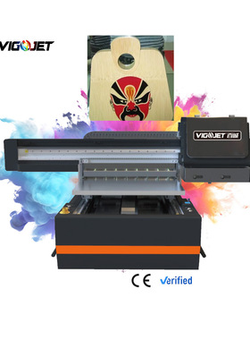 VJ- 6090UV Flatbed Printer源头厂家平板机亚克力手机壳塑料金属