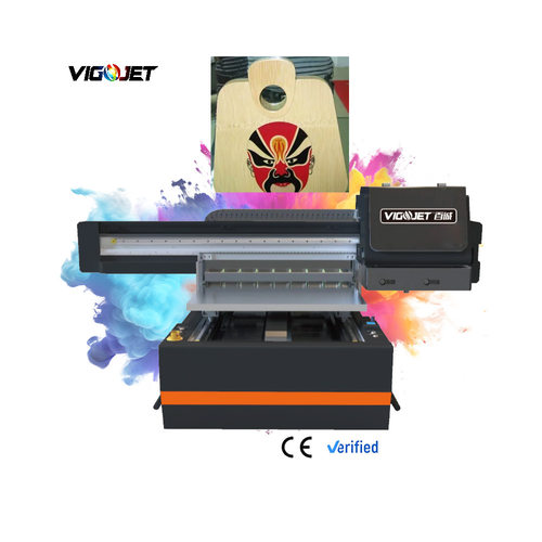 VJ- 6090UV Flatbed Printer源头厂家平板机亚克力手机壳塑料金属
