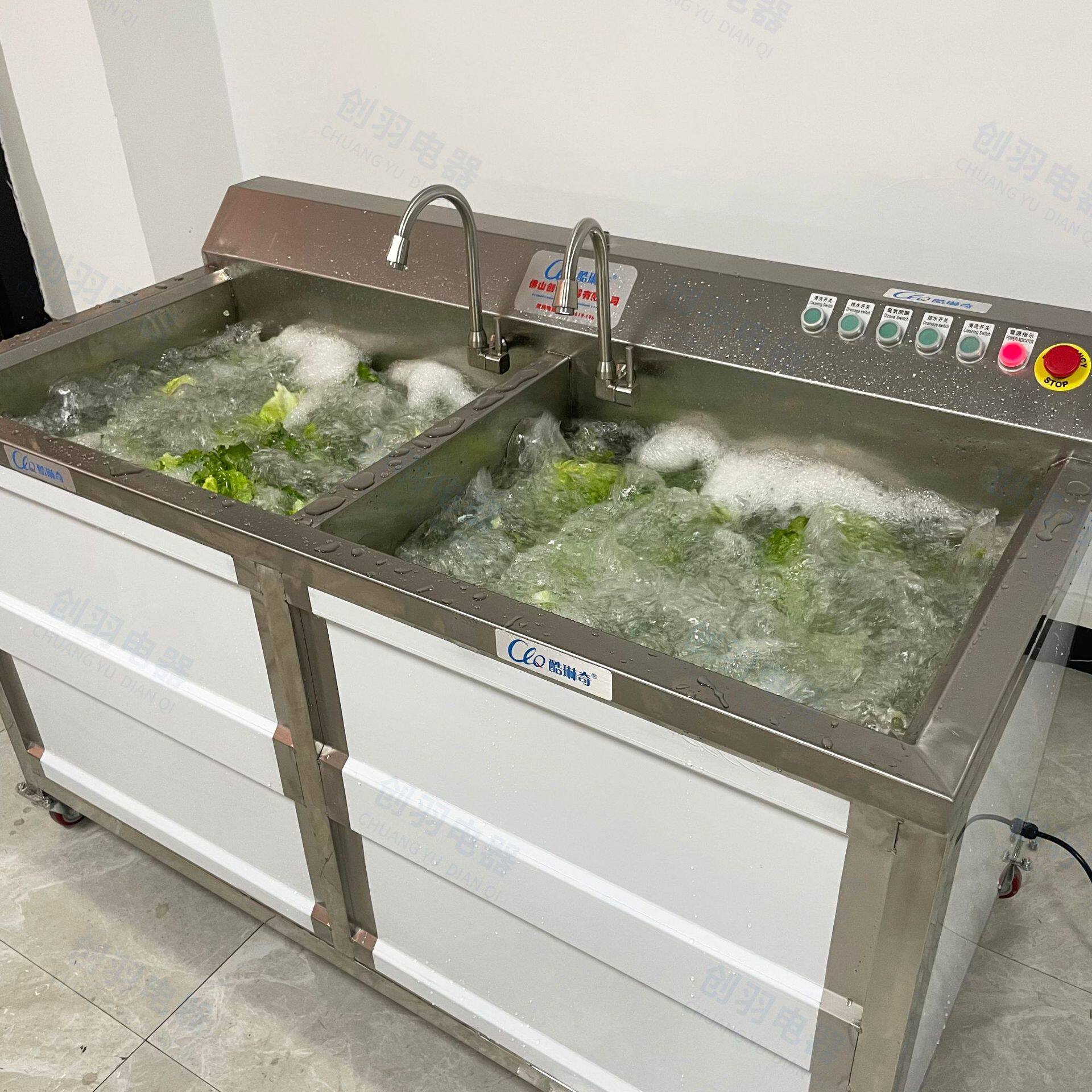 土豆丝洗泥洗沙机全自动商用洗菜机气泡蔬菜饭店果蔬臭氧清洗机