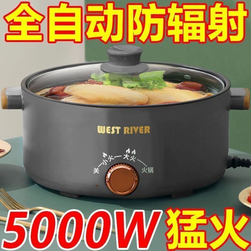 德国家用电饭煲全自动一体电火锅电煮多功能蒸煮煎炒电炒锅电炖锅
