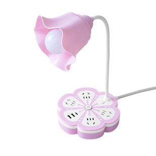 灯泡螺口LD节能灯带插座家用护眼灯学习卧室书桌床头灯排插