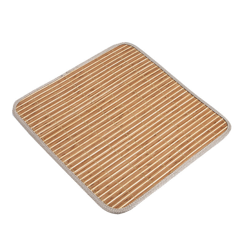 夏季坐垫办公室竹凉席护腰靠背垫子装防滑麻将席车载冰凉座靠垫 - 金茂山楂商城出品