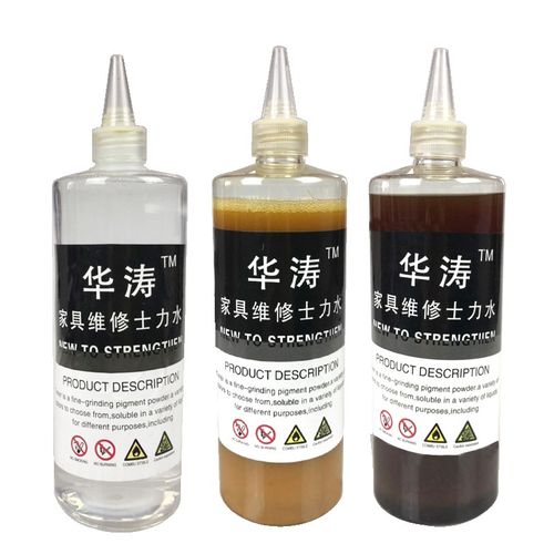 华涛家具修补材料 色粉上色水 士力水 抛光液 调色水虫胶