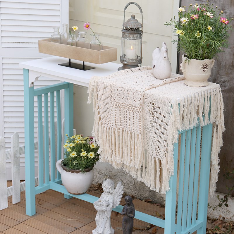 岛拉田园玄关台案台条案玄关入户门厅装饰台端景台靠墙玄关桌