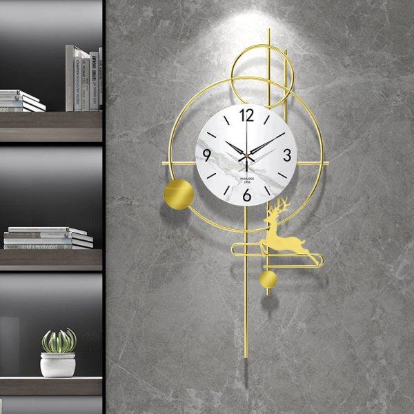 北欧轻奢艺术钟表挂表时尚现代简约时钟大气家用客厅挂墙装饰挂钟,家居饰品,挂钟,淘宝优惠券,粉丝福利购,淘宝优惠卷