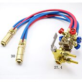 华威通用火焰切割机配件CG1 100半自动火焰切割机双割炬割炬总成