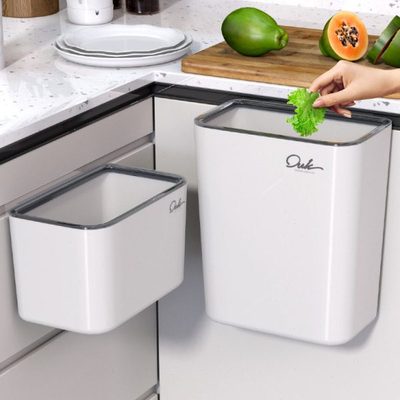 厨房垃圾桶挂式2023新款家用干湿分离加大厨余专用卫生间厕所壁挂