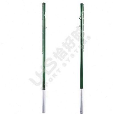 恰好时TY-003铝合金直插式羽毛球柱是预埋式羽毛球网架柱子送网