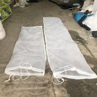 渔塘过滤网 鱼塘出水口抽水袋加密防鱼卵杂鱼抽水袋 加厚过滤网袋