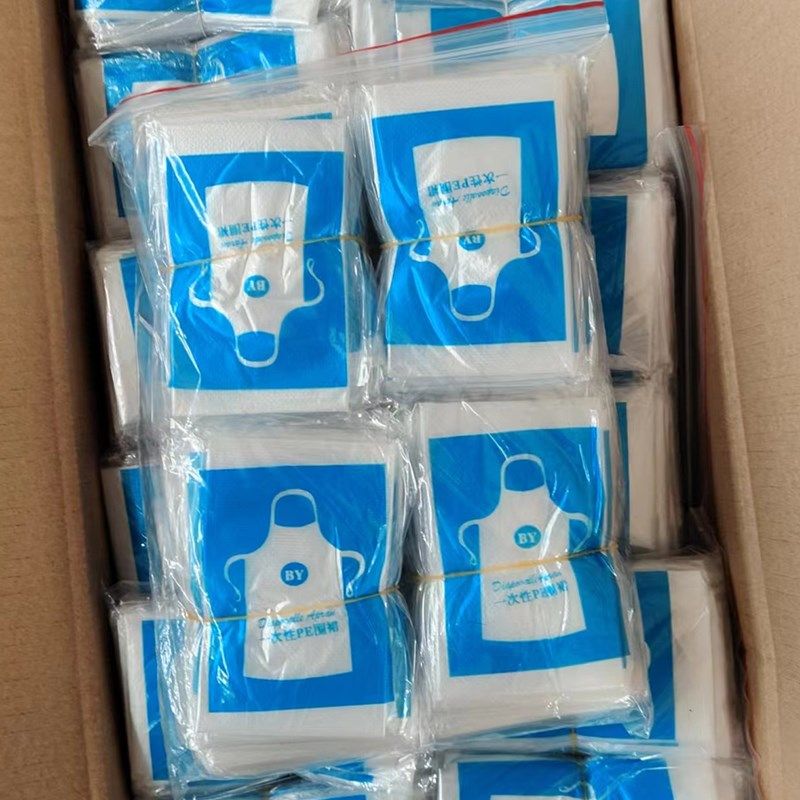 一次性围裙成人用餐独立包精装餐饮厨房火锅厨房画室防水防油防污