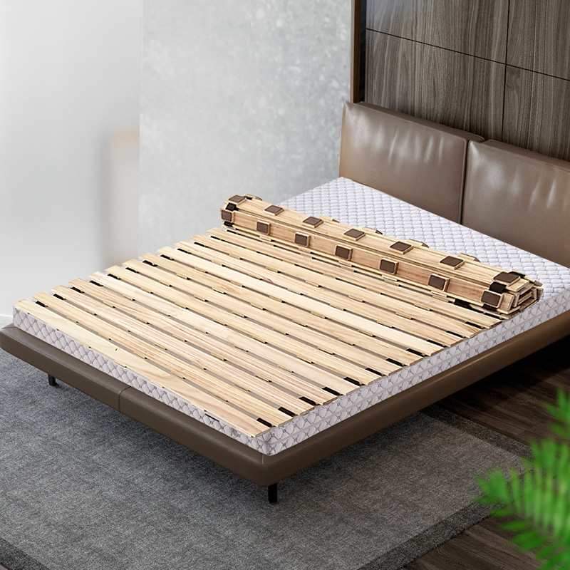桐木卷床板实木铺板榻榻米防潮神器透气排骨架折叠床架龙骨床垫板