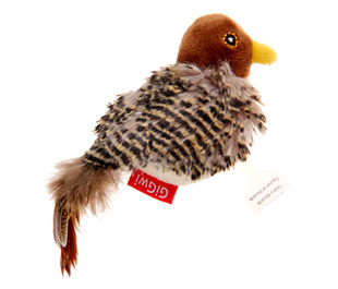 会叫的小鸟猫玩具自嗨耐咬猫咪喜欢的毛绒老鼠贵为发声小耗子麻雀