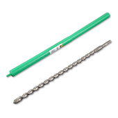 冲击钻钻头加长圆柄两坑两槽方柄四坑穿墙800混凝土转头电锤钻头