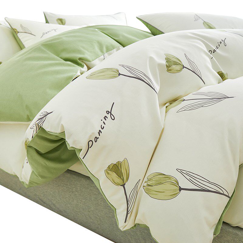 纯棉夹棉被套单件全棉加棉被罩夏季单人夏被空调被夏凉被冬夏两用