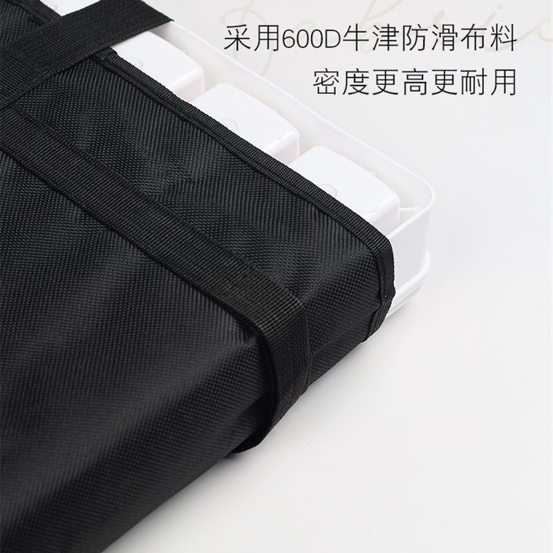 便携水粉颜料盒手提袋调色盒绑带大洋米娅大容量黑色帆布收纳袋子,文具电教/文化用品/商务用品,水粉颜料,淘宝优惠券,粉丝福利购,淘宝优惠卷