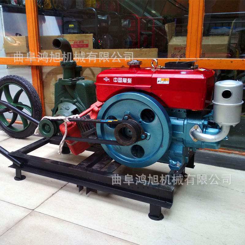 小型农用手提式汽油水泵立式矿坑取水柴油抽水泵防汛排涝汽油泵